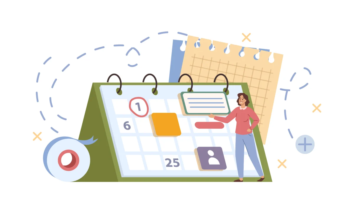 smart holiday calendar system